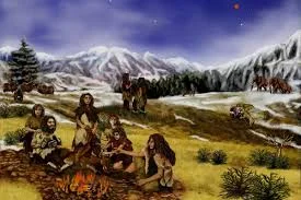 End of last ice age human migration