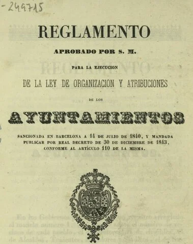 Ley de Ayuntamientos de 1840
