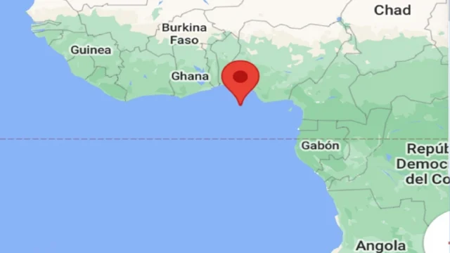 Portuguesos arriben al golf de Guinea