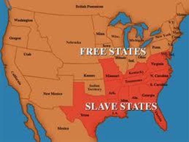 Four Slave States Stay in the Union