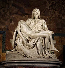 Pietá, by Michelangelo Buonarroti