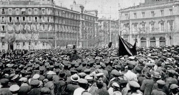 La crisis de 1917: La huelga general motivada