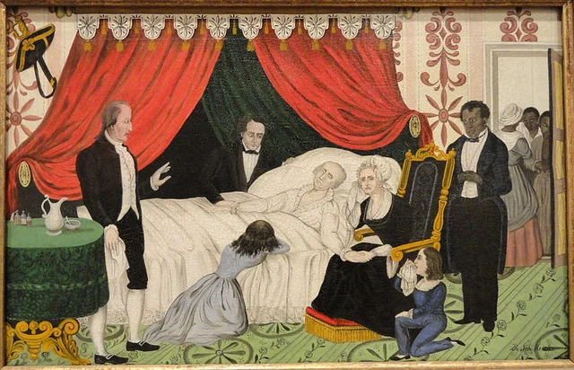 The death of president George Washington