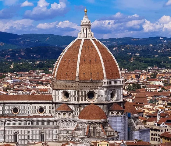 Florence cathedral´s dome, by Brunelleschi.