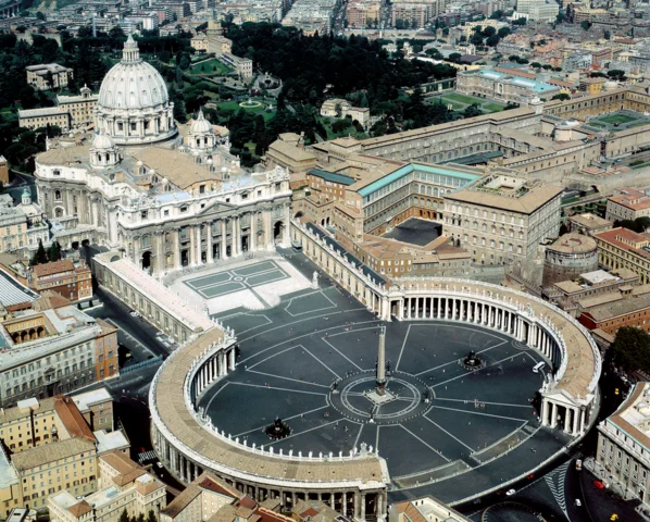 Saint Peter's square project by Bernini