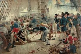 La derrota naval en Trafalgar