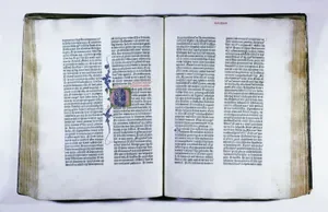 Gutenberg bible was published