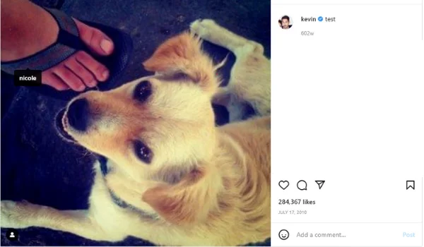 First Instagram Post