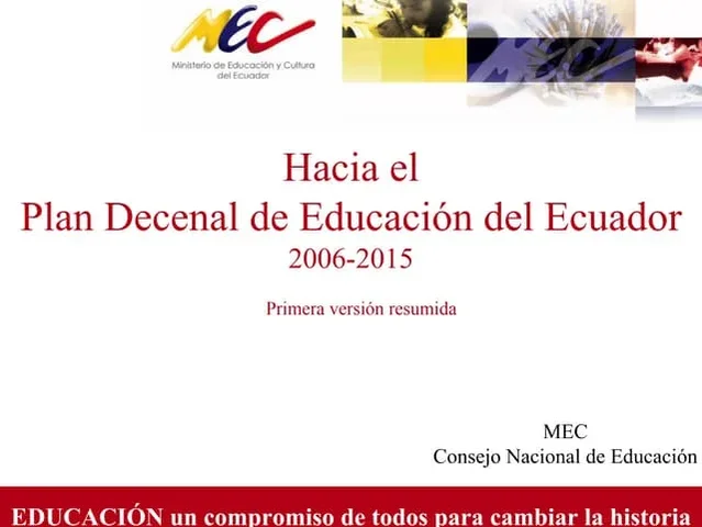 Plan Decenal 2006-2015