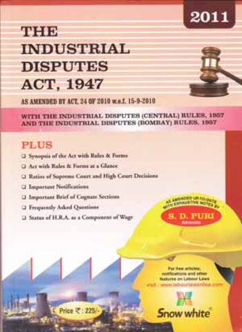 Industrial Disputes Act legally enforces Works Commissions