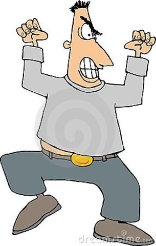 Él se sentía furioso