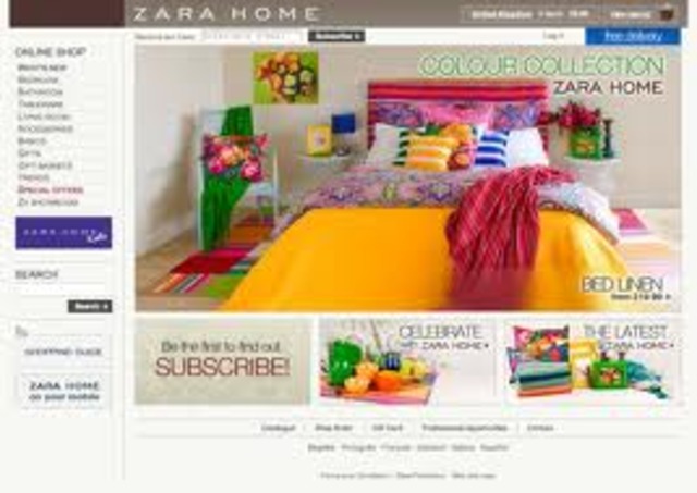 Primera Plataforma Online Zara Home