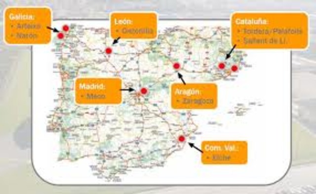 Nuevos centros logísticos y prox apertura en India