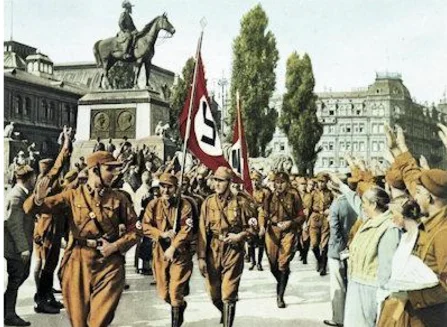The end of democracy and the Military power in Germany.