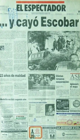 Muerte de Pablo Escobar