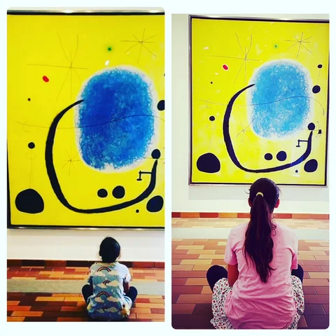 Primer cop que vaig al Museu Miró