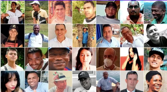 Denuncias de asesinatos de Lideres Sociales