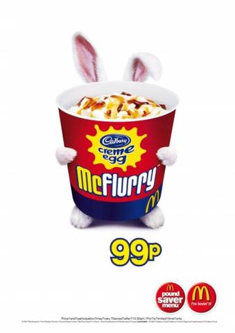 McFlurry Creme egg