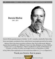 Death of Dennis Ritchie