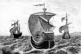 Columbus reaches the Bahamas