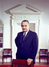 Vice President Lyndon Johnson is sworn in as President