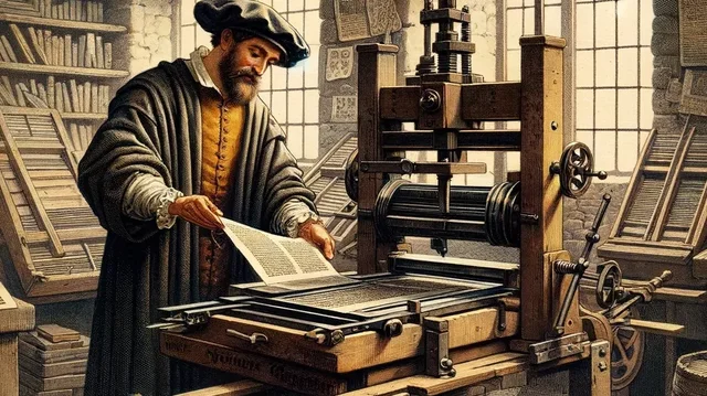 Invention of the printing press