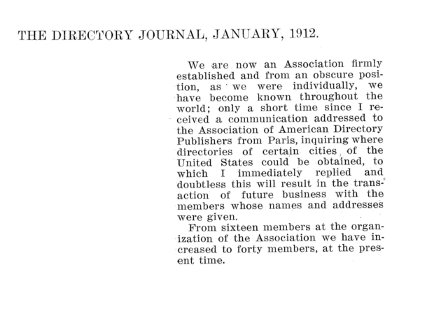 Association Firmly Established