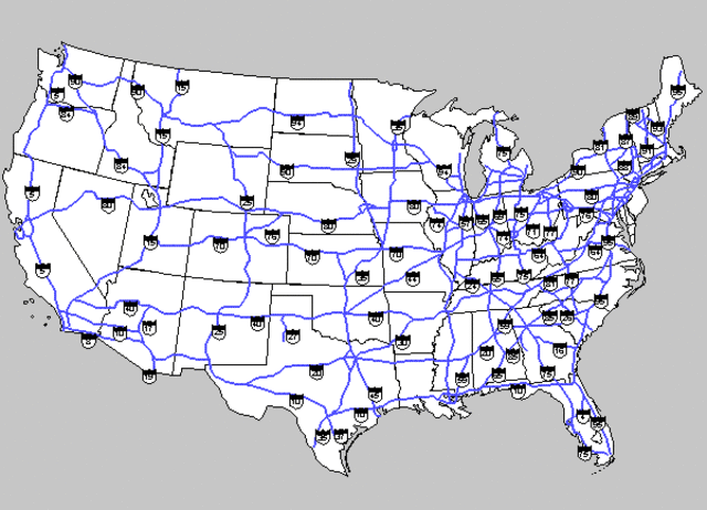 The Interstate Highway System is established