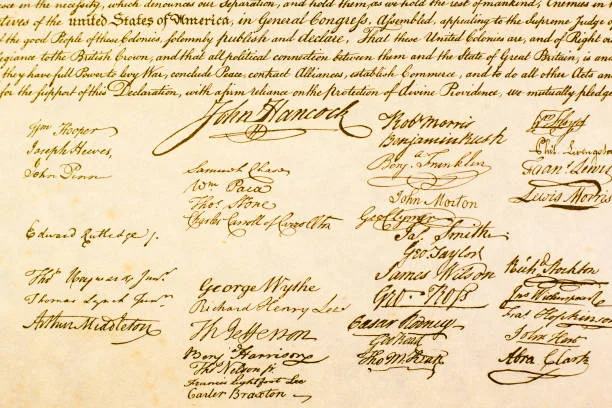 The Declaration of Independence is Signed
