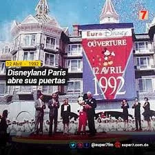 Se inagura Euro Disney en París.