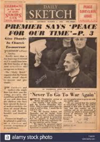 Munich Agreement: Chamberlain declares 'Peace for Our Time'