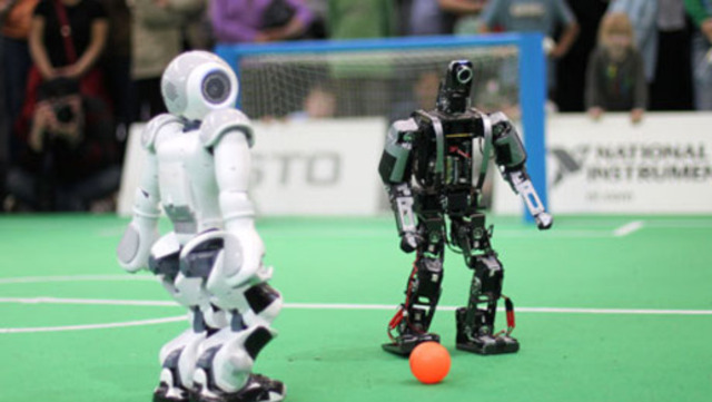 First Robot cup soccer