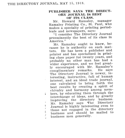 Directory Journal Best Of Its Class