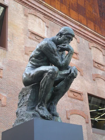 Escultura: 'El Pensador'