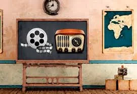 Uso de radio y televisión en la educación.