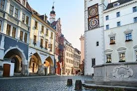 How long was he in germany: