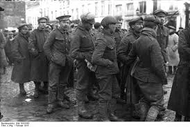 Guarding German prisoners