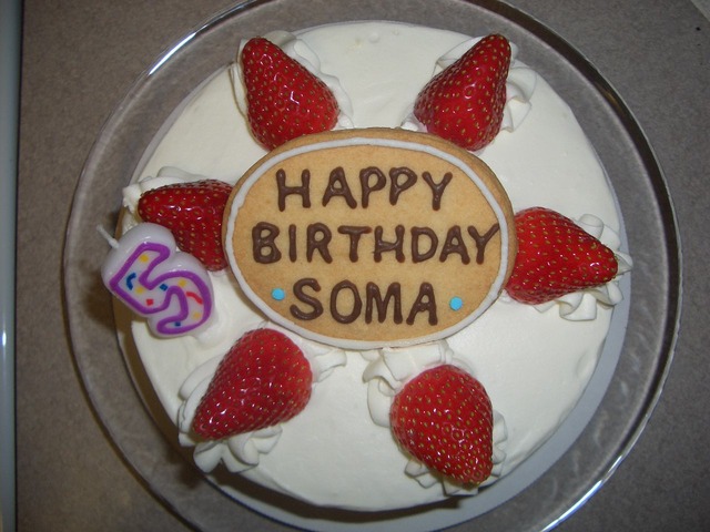 Soma's fifth Birthday