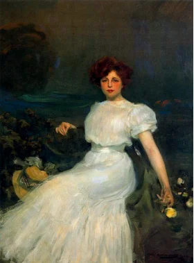 RAMON CASAS, Retrat de la senyora Baladia