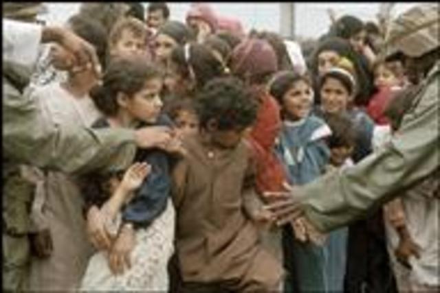 Iraqi citizens living in Mosul report that they are happy that the US military have left the city.