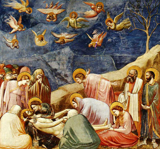 Giotto's "Lamentation" 1305 Proto-Renaissance
