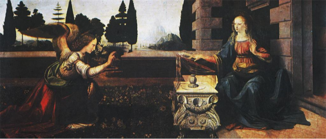 da Vinci, Annunciation