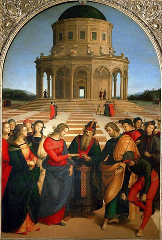 Raphael's "Marriage of the Virgin" 1504
