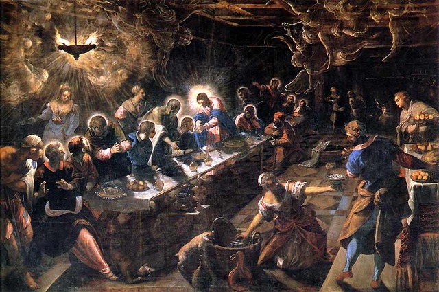 Tintoretto's "Last Supper" 1594