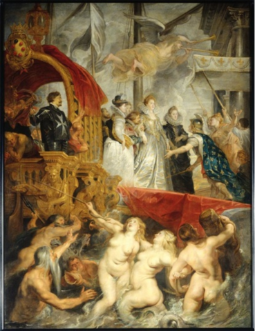 RUBENS, Arrival of Marie de’ Medici at Marseilles