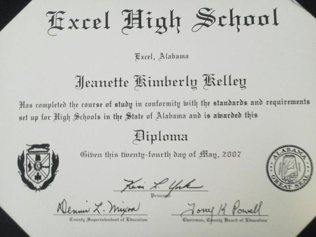 Graduate from Excel High School