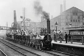 Opening of the first railway