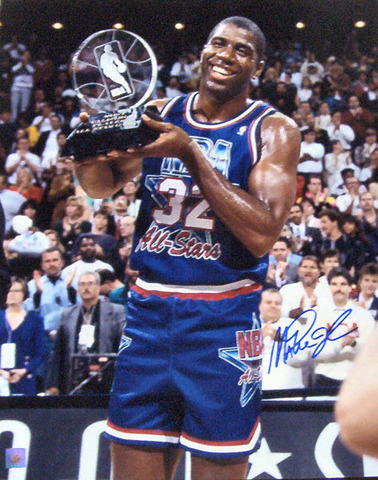 Plays in All-Star game, wins MVP as the West beats the East 153-113 in Orlando, Fla.