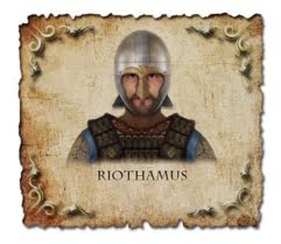 Riothamus, King of the Britons, (also said to be King Arthur), Helps the Romans in Brittany against the Visigoths
