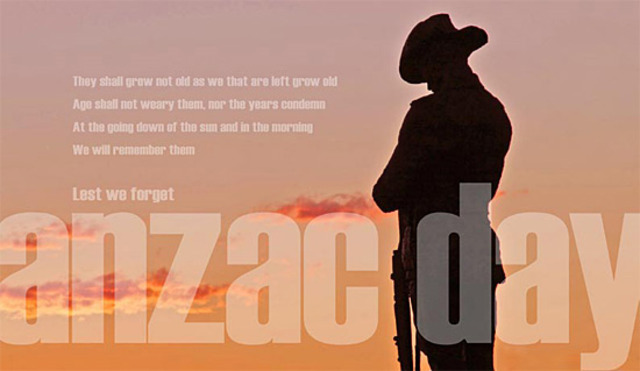 First ANZAC day is celebrated